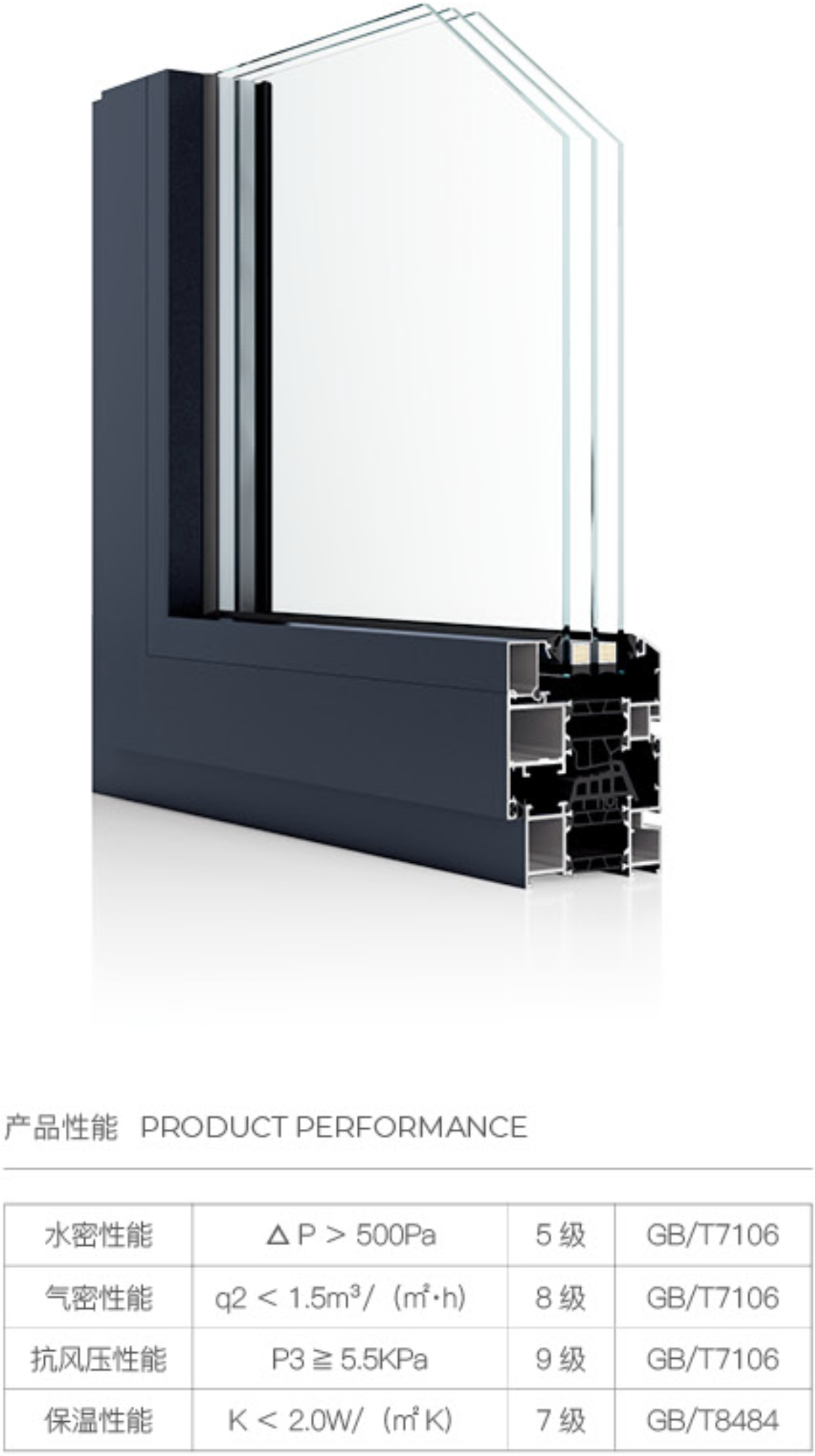 78 断桥内平开窗