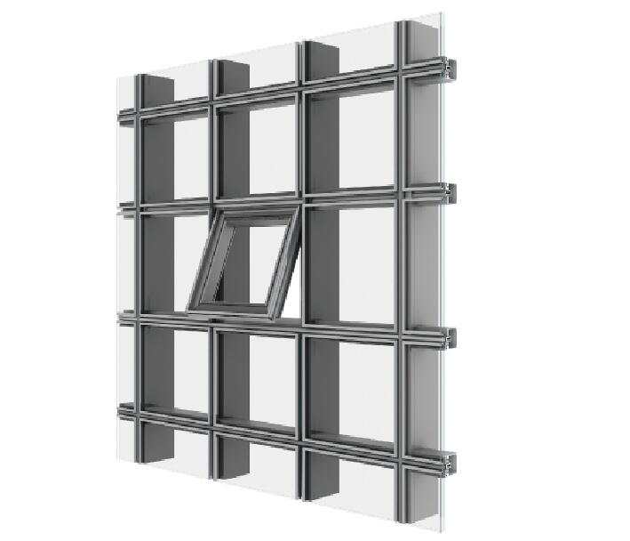 150 Invisible Frame Curtain Wall